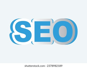 3D SEO optimization for marketing social media concept. Interface for web analytics strategy and research planning in background.