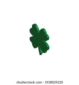 Shamrock 3D En Fondo Blanco