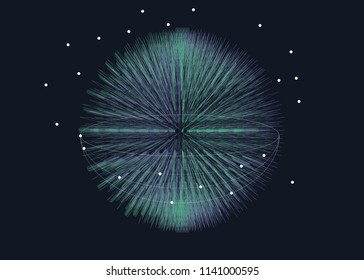 3d shape, vector abstract shape, polygonal futuristic geometry, technology, digital element