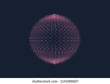 3d shape, vector abstract shape, polygonal futuristic geometry, technology, digital element