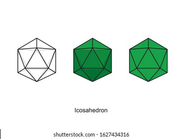 3d shapes . Geometrical shapes wireframe
