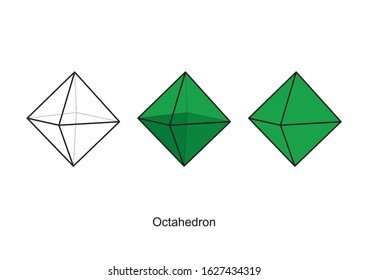 3d shapes . Geometrical shapes wireframe
