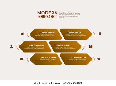 3D shapes Infographic with Directional Items and Text Callouts