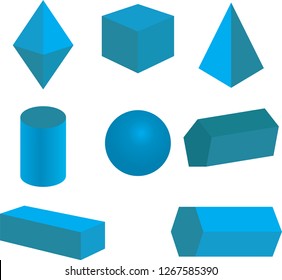 3D Shapes Vectors