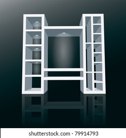 3D shelves structure