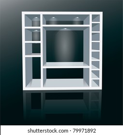 3D Shelves structure