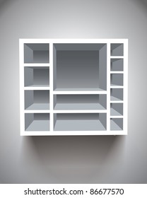 3D Shelves structure