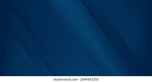 Diseño de fondo azul de líneas de corte brillantes 3D