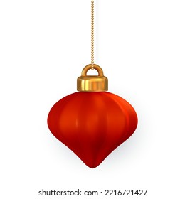 3d shiny glowing Christmas balls. Xmas glass ball. Holiday decoration template. Vector illustration.