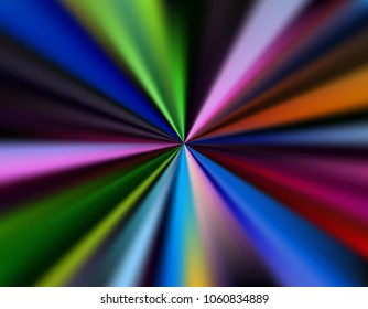 3d shiny gradient mesh art, perspective starburst background.