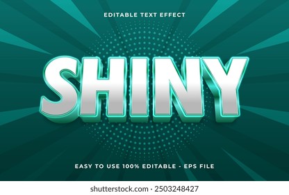 3d shiny gradient sparkle text style effect template editable text effect