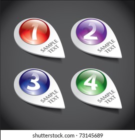 3D Shiny icon set