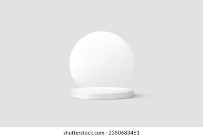 3d shiny podium background design template .