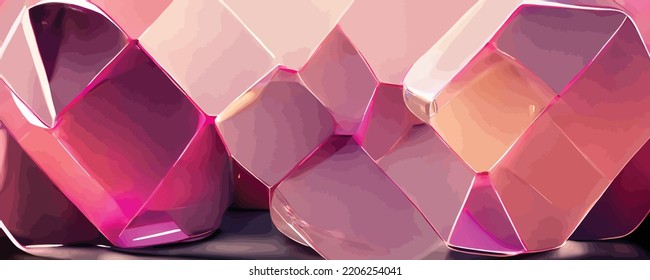 3d showcase abstract background, vector, illumination