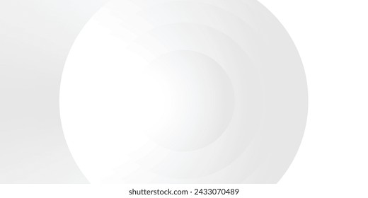 3D Silhouette White Gradient Background
