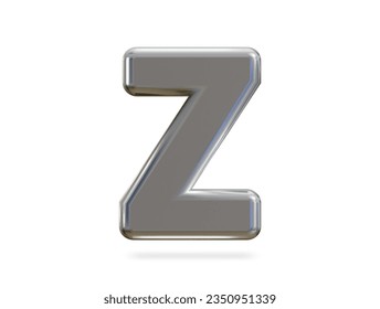 Texteffekt für 3D-Silber-Alphabet
