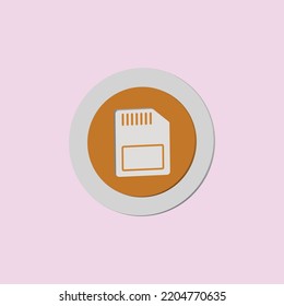 3d simcard icon, very suitable for corporate icons, games, and perfect for your ui and posts.