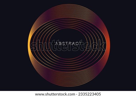3d Simple Designe of Circles Line. Abstract Graphics Rings, Ripple for Ads, Marketing, Promotional. Repetitive Design Energetic Vibration for Book, Cover, Magazine, Poster, Album, Front Page.