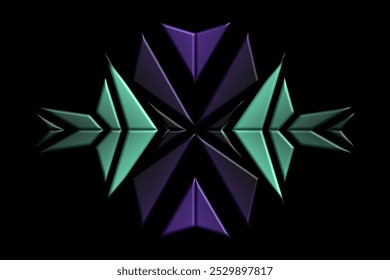 3d simple and modern prism gradient background design