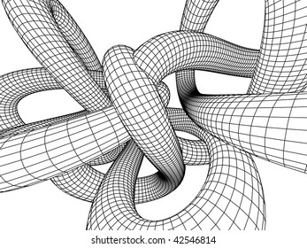 3d sketch monochrome architecture