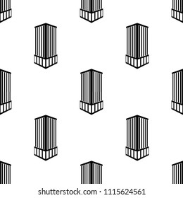 3d skyscraper building icon. Element of 3d building icon for mobile concept and web apps. Pattern repeat seamless 3d skyscraper building icon. icon can be used for web and mobile on white background