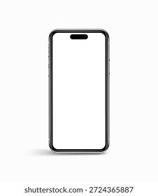 Fundo isolado da maquete da tela do aplicativo do smartphone 3d