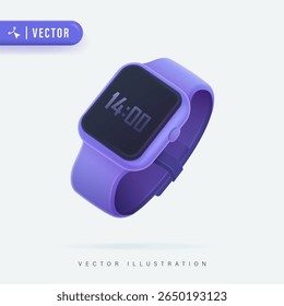 Design de Ilustração de Vetor Smartwatch 3D