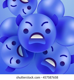 3d Smiley Emoticon : Vector Illustration