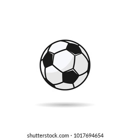 3d soccer ball icon element design