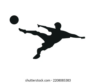 3d soccer player silhouette design