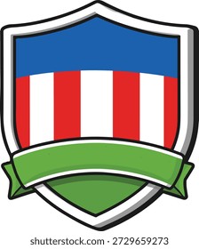 3D Soccer Shield Badge Icon Grafik