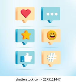 3d Social Media Day Icon User Stock Vector (royalty Free) 2175111447 