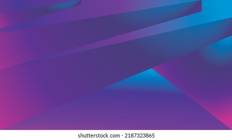 3D Soft triangular shapes with magenta, purple, blue colored theme. 4k abstract geometric polygon shapes pattern Web 3.0 and Metaverse inspired theme colors.