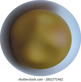 3d soup icon. Isometric soup vector icon for web design isolated on white background