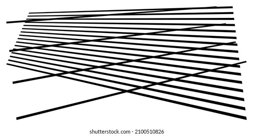 3d spatial grid, mesh, grating and lattice abstract geometric shape, element. Intersecting lines in perspective