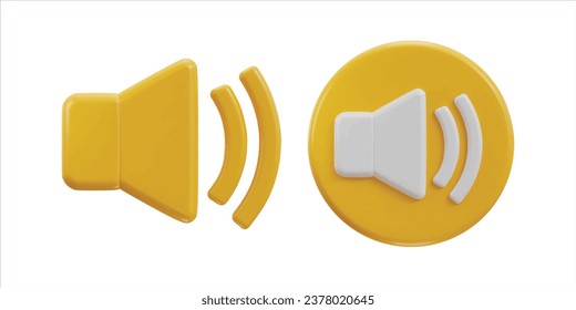 3.ᵉʳ conjunto de iconos de sonido de altavoces