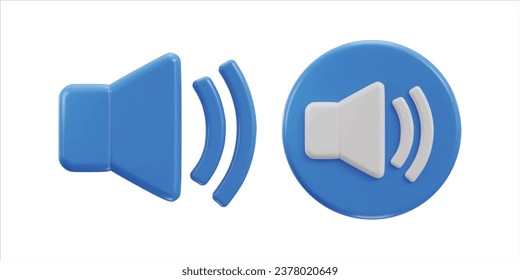 3.ᵉʳ conjunto de iconos de sonido de altavoces