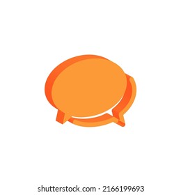 3D Speech Bubble Icons Design Vector