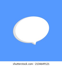 Iconos de burbuja de voz 3D. Charla 3D realista, charla, mensajero, comunicación, icono de burbuja de diálogo. Cuadro de conversación cuadrado, circular y rectangular de la ilustración del vector. Cartel, pegatina, etiqueta, plantilla de placa.