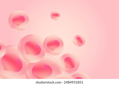 Burbujas de voz 3D que fluyen para el chat en línea, icono de redes sociales aislado de fondo rosa. comentarios en 3d hilo de mención o chat de usuario con las redes sociales. Icono de burbujas de voz 3d Vector