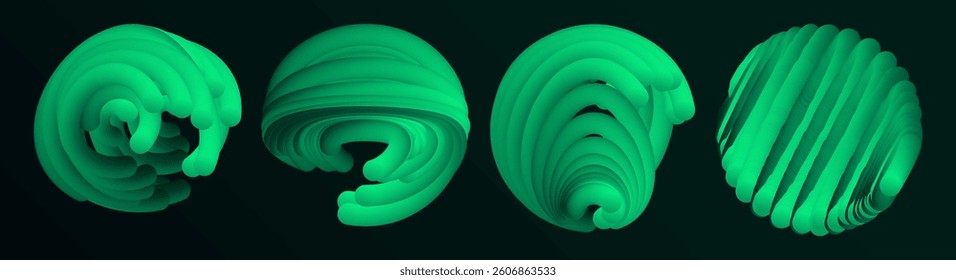 3d sphere. Dynamic effect. Vector illustration for advertising, marketing, presentation, banner, flyer, poster, cover or brochure.