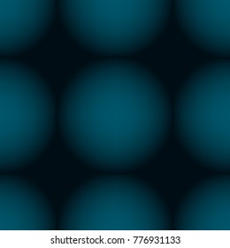 3D sphere pattern. Globe moving illusion. Fancy deep blue ball background.