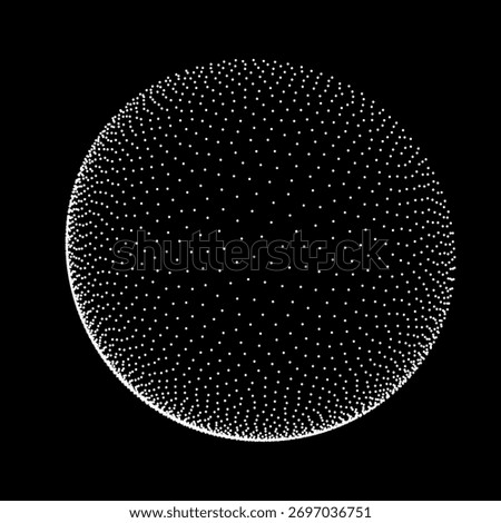 3d sphere rhinestone dazzler particle background vector