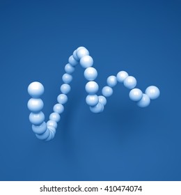 3d Spheres Composition. Vector Template. Futuristic Technology Style. Vector illustration.