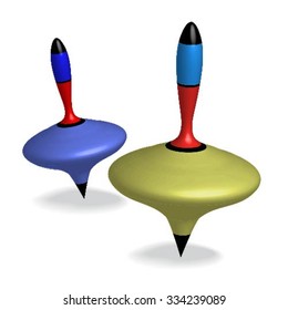 3D Spinning Top Toy