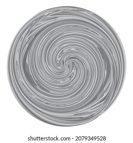 3D Spiral Design Element. Background abstract vector image