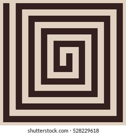 3d spiral effect. Background. Seamless pattern. Tunnel.