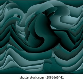 3D Spiral Striped Background abstract vector image