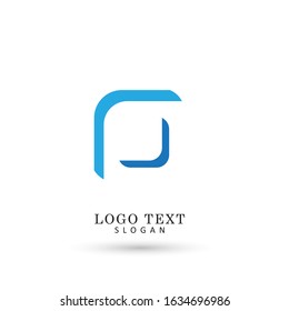 3d Square Logo. Symbol & Icon Vector Template.