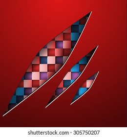 3d square mosaic abstract background  illustration eps 10